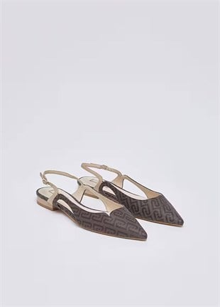 Monogram Slingback Ayakkabı