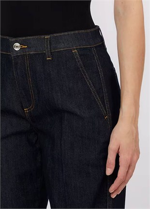 Lacivert Jean Pantolon