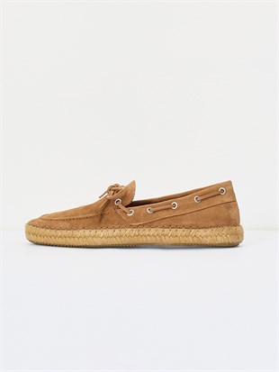 Bağcıklı Süet Loafer
