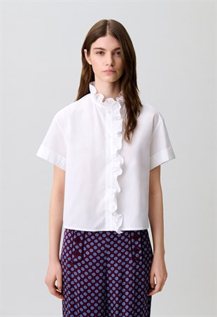 Victorian Yaka Poplin Gömlek