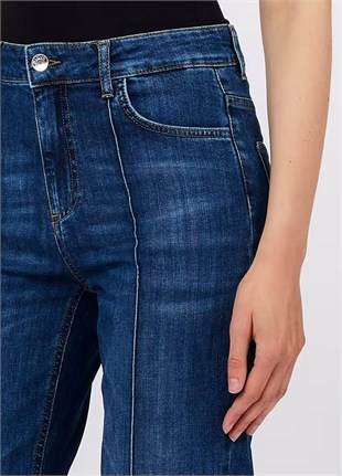 Yüksek Bel Jean Pantolon