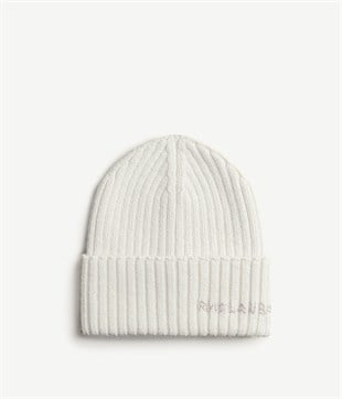 Beyaz Logolu Yün Bere