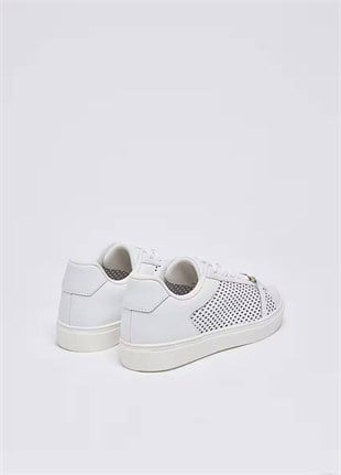 Beyaz Fileli Sneaker