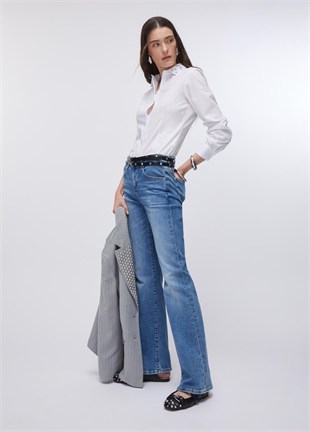 Straight Kesim Denim Pantolon