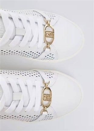 Beyaz Fileli Sneaker