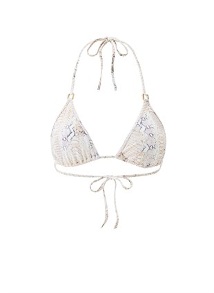 Desenli Bikini Üstü