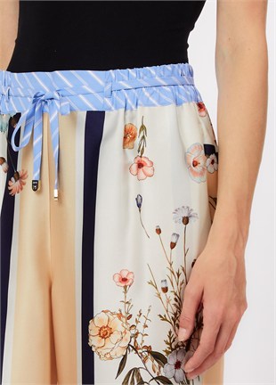 Floral Desenli Pantolon