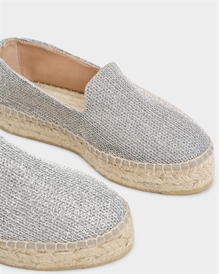 Silver Espadril