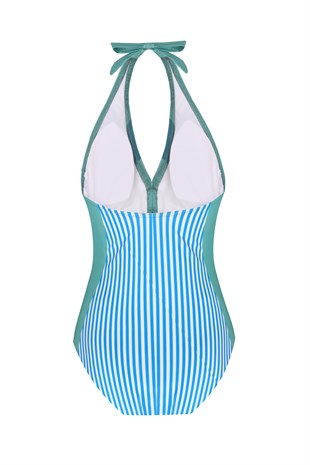 Yeşil Hawaii Desen Mayo