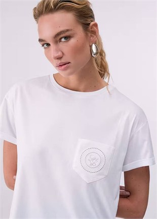 Cep Detaylı T-shirt