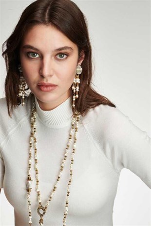 Ethic Barok Charm İnci Kolye