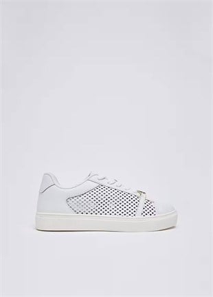 Beyaz Fileli Sneaker