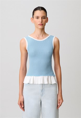 Mavi Triko Top