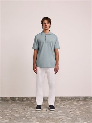 Kısa Kollu Polo Yaka T-shirt