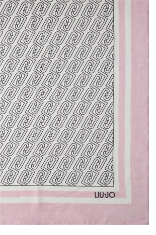 Pembe Desenli Şal