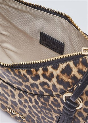 Leopar Desenli Omuz Çantası