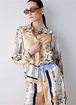 Floral Desenli Gömlek