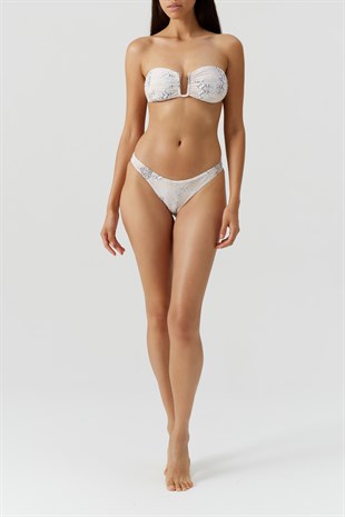 Desenli Bikini Üstü