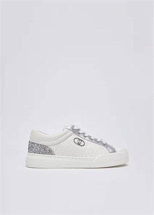 Simli Monogramlı Sneaker