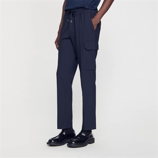 Lacivert Kargo Cep Pantolon