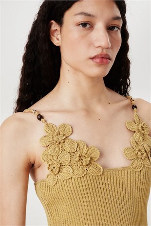 Floral Triko Top