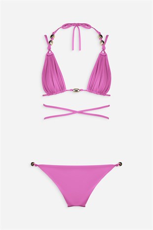 APRICATE Mor Bikini Set