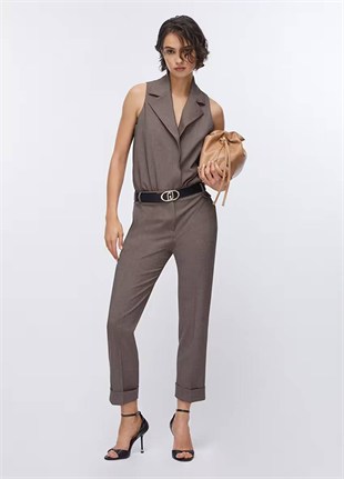 Gri Yelek Bodysuit