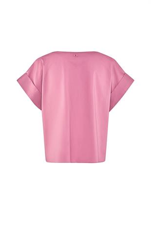 Bel Detaylı Poplin Bluz