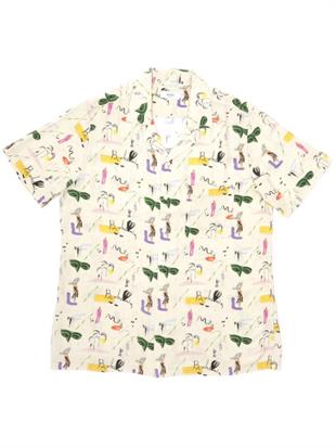 Desenli Kısa Kollu Gömlek