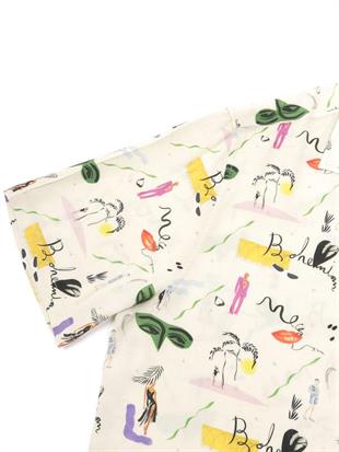 Desenli Kısa Kollu Gömlek