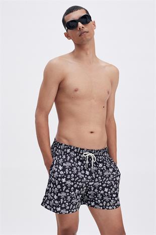 Kuş Figürlü Kısa Kollu Mayo