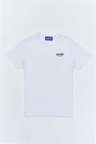 Marin Temalı Beyaz T-shirt