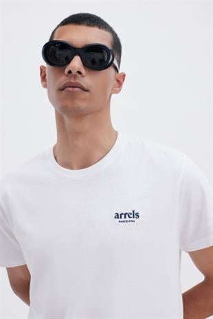 Marin Temalı Beyaz T-shirt