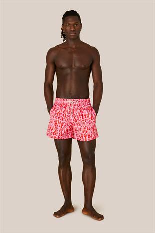 Pembe Mitolojik Desenli Mayo