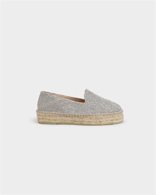 Silver Espadril