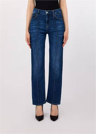 Yüksek Bel Jean Pantolon