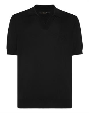 Siyah Polo Yaka T-shirt