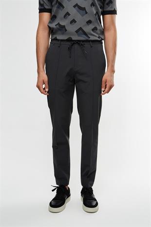 Belden Bağlamalı Antrasit Pantolon