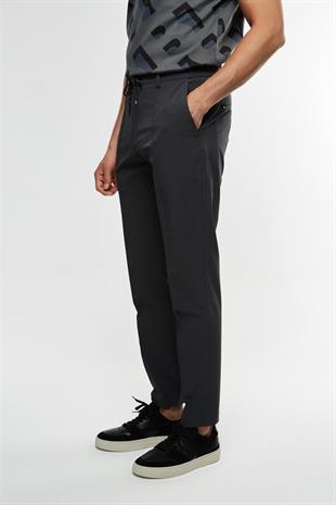 Belden Bağlamalı Antrasit Pantolon