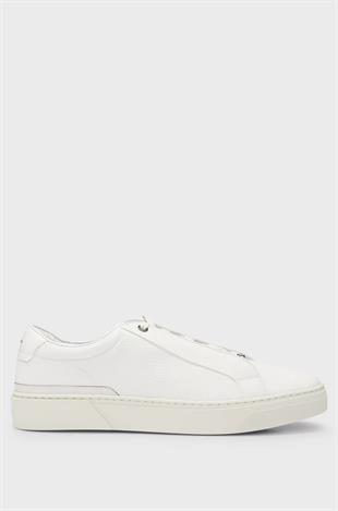 Beyaz Deri Sneaker