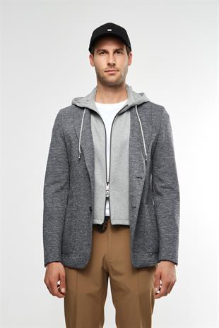 Fermuar Kapama Detaylı Spor Ceket