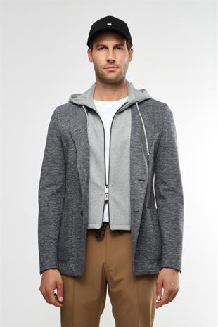 Fermuar Kapama Detaylı Spor Ceket