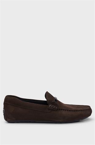 Kahverengi Süet Loafer