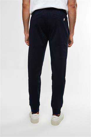 Lacivert Düz Kesim Jogger Pantolon