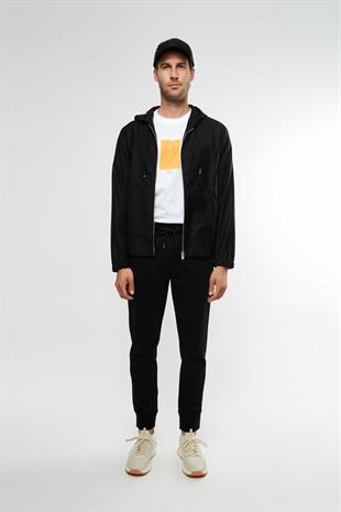 Monogram Desen Fermuarlı Sweatshirt