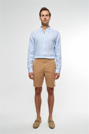 Taba Düz Kesim Şort