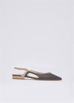Monogram Slingback Ayakkabı