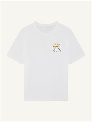 Desenli Kısa Kollu T-shirt