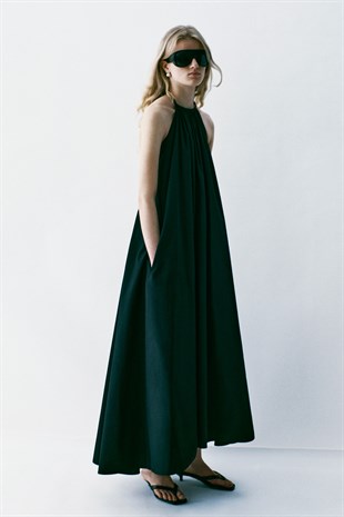 Siyah Maxi Elbise