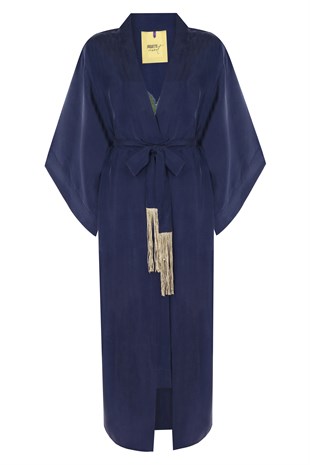 Lacivert Kimono